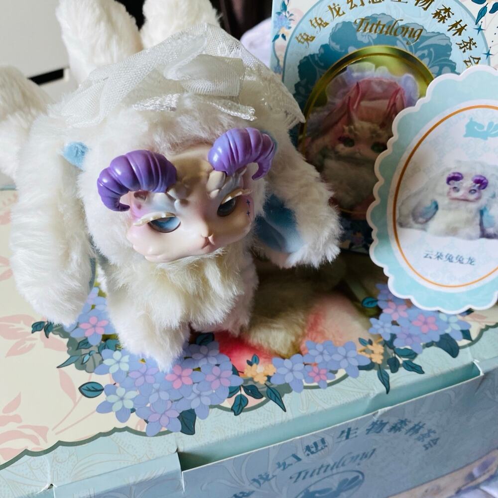 Tutulong Cloud Rabbit Dragon (White) Forest Tea Party Plush Blind Box